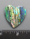 Abalone heart - 1 Piece - 28mm X 28mm