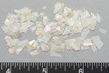 Very thin, iridescent, Tiny mother of pearl flakes - 2mm to 15mm - 1.75" x 2" Box