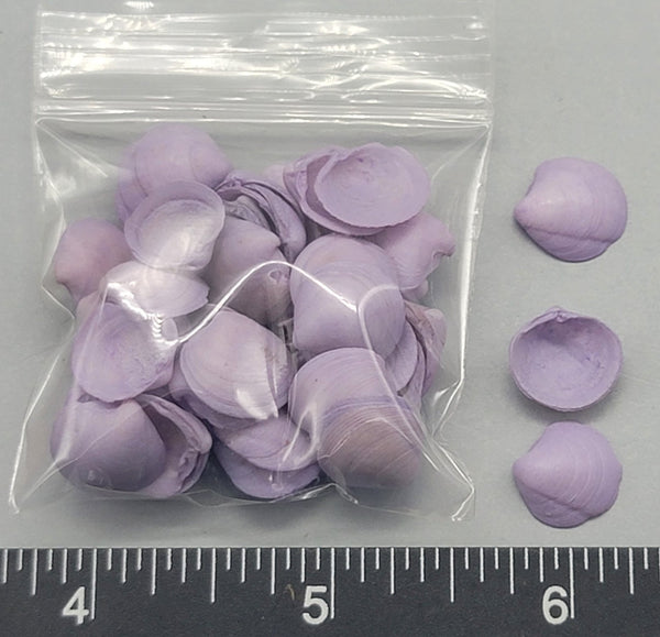 Vintage Light Purple Cup Shells - 9mm to 14mm - 2"x2" bag