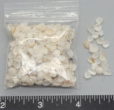 Baby White Cups - 4mm to 6mm - 2" x 2" bag