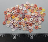 Natural Color Scallop Beads - 5mm - 2" x 2" bag