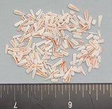 Pale Pinkish white sea urchin spines! - 3mm to 8mm - 2"x1.5" bag