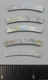Paua Rainbow Abalone curved pieces - 32mm - 12pcs
