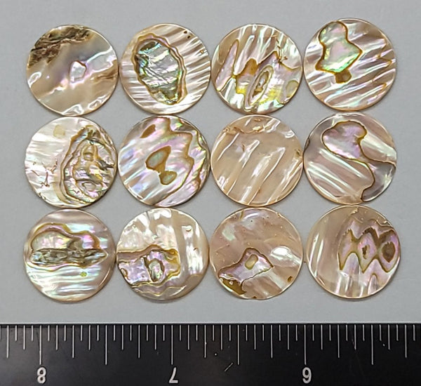 Vintage Green Abalone discs