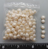 White irregular cultured pearls - 4mm to 7mm - 2.5"x2.5" bag